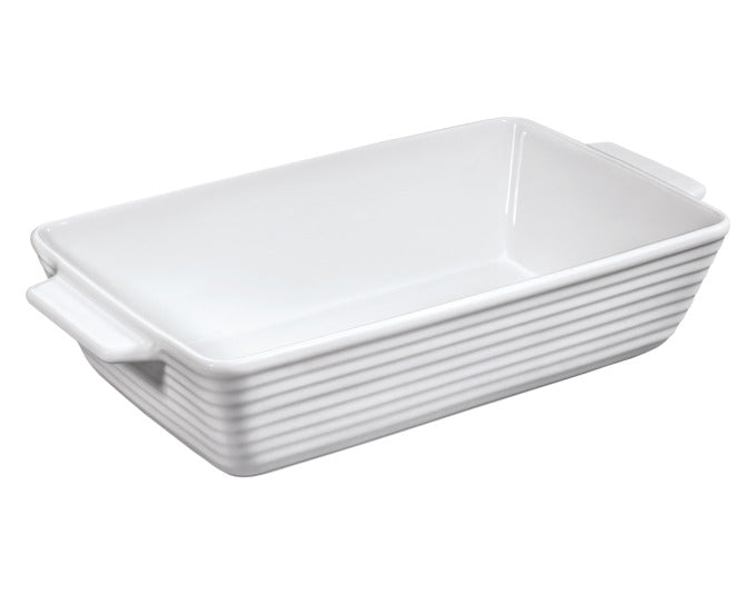 KÜCHENPROFI Gratinform Burgund rechteckig 24 cm weiss in  präsentiert im Onlineshop von KAQTU Design AG. Backform / Backblech ist von KÜCHENPROFI
