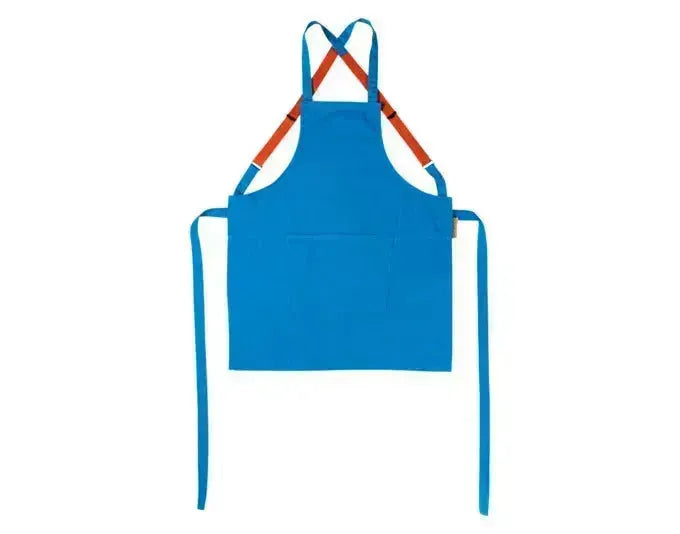 DUTCHDELUXES Schürze Hosenträger Canvas Azure Blue in  präsentiert im Onlineshop von KAQTU Design AG. Küchenhelfer ist von DUTCHDELUXES