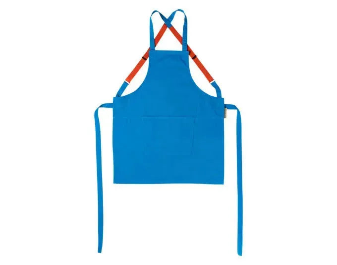 DUTCHDELUXES Schürze Hosenträger Canvas Azure Blue in  präsentiert im Onlineshop von KAQTU Design AG. Küchenhelfer ist von DUTCHDELUXES