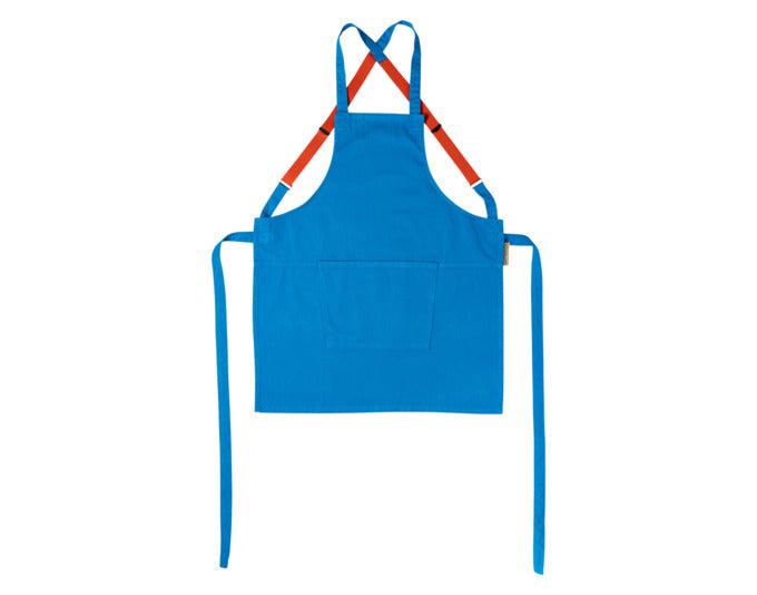 DUTCHDELUXES Schürze Hosenträger Canvas Azure Blue in  präsentiert im Onlineshop von KAQTU Design AG. Küchenhelfer ist von DUTCHDELUXES