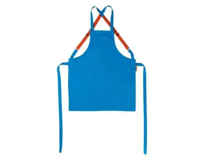 DUTCHDELUXES Schürze Hosenträger Canvas Azure Blue in  präsentiert im Onlineshop von KAQTU Design AG. Küchenhelfer ist von DUTCHDELUXES