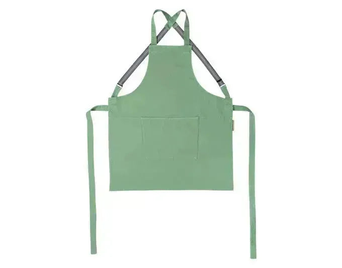 DUTCHDELUXES Schürze Hosenträger Canvas Fern Green in  präsentiert im Onlineshop von KAQTU Design AG. Küchenhelfer ist von DUTCHDELUXES