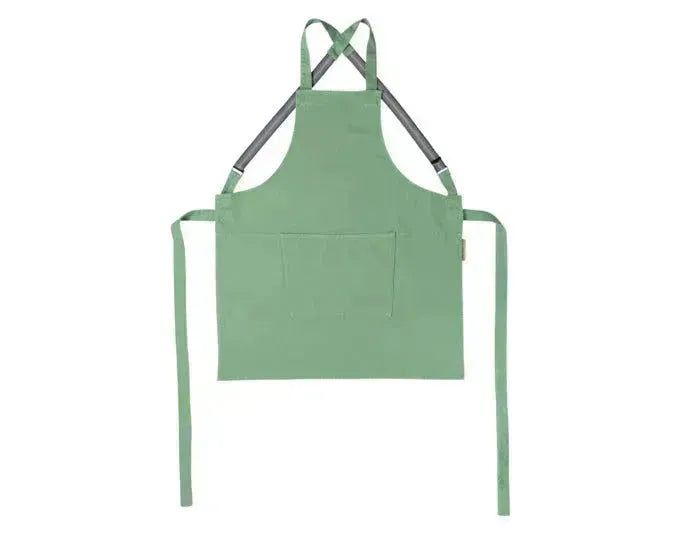 DUTCHDELUXES Schürze Hosenträger Canvas Fern Green in  präsentiert im Onlineshop von KAQTU Design AG. Küchenhelfer ist von DUTCHDELUXES
