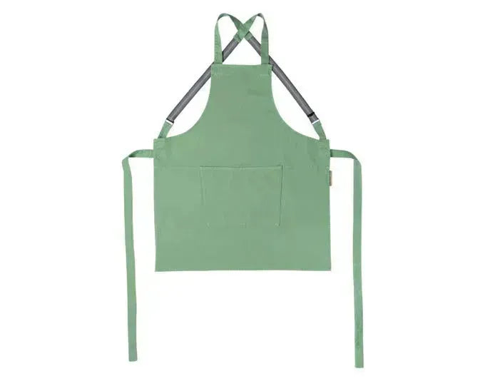 DUTCHDELUXES Schürze Hosenträger Canvas Fern Green in  präsentiert im Onlineshop von KAQTU Design AG. Küchenhelfer ist von DUTCHDELUXES