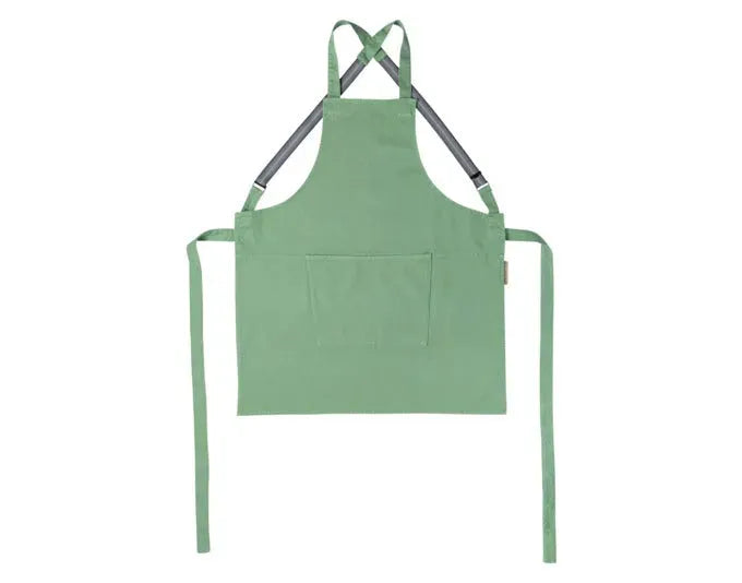 DUTCHDELUXES Schürze Hosenträger Canvas Fern Green in  präsentiert im Onlineshop von KAQTU Design AG. Küchenhelfer ist von DUTCHDELUXES