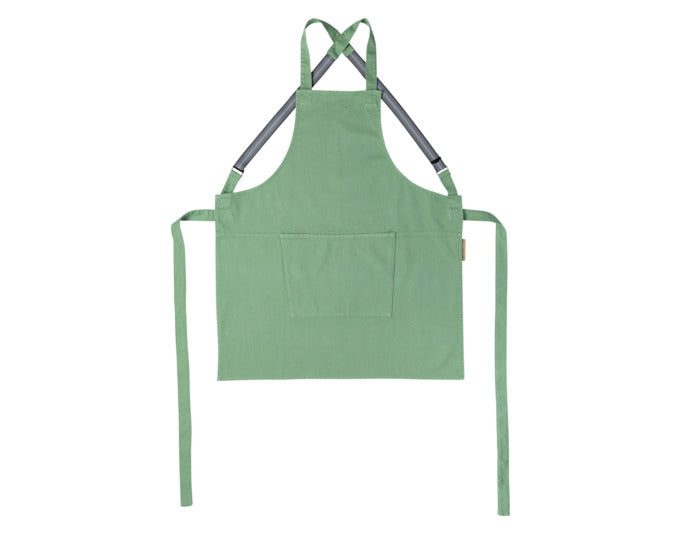 DUTCHDELUXES Schürze Hosenträger Canvas Fern Green in  präsentiert im Onlineshop von KAQTU Design AG. Küchenhelfer ist von DUTCHDELUXES
