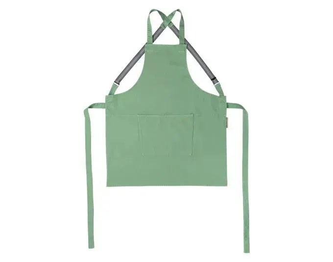 DUTCHDELUXES Schürze Hosenträger Canvas Fern Green in  präsentiert im Onlineshop von KAQTU Design AG. Küchenhelfer ist von DUTCHDELUXES