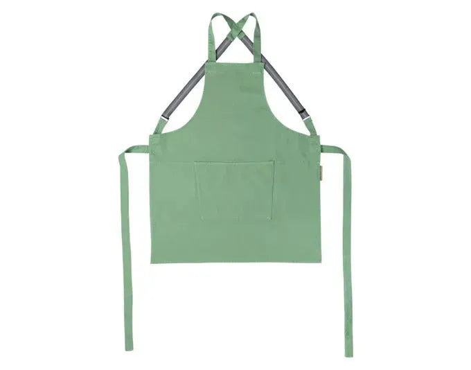 DUTCHDELUXES Schürze Hosenträger Canvas Fern Green in  präsentiert im Onlineshop von KAQTU Design AG. Küchenhelfer ist von DUTCHDELUXES