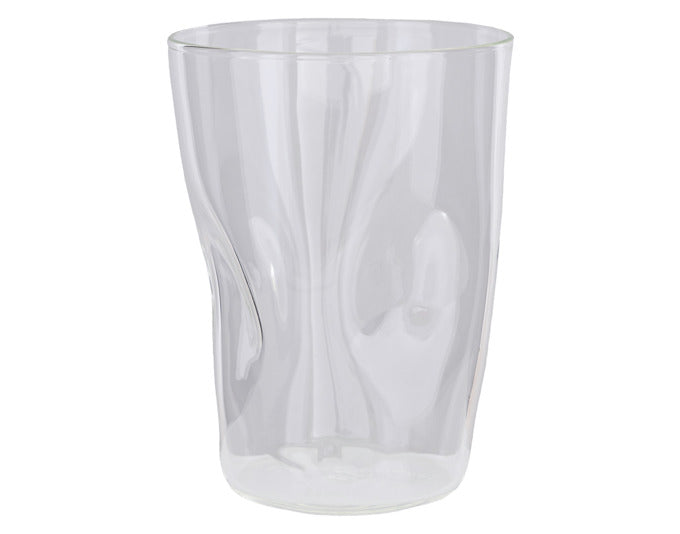DUTCHDELUXES Becher verbeult Glas transparent 300 ml in  präsentiert im Onlineshop von KAQTU Design AG. Glas ist von DUTCHDELUXES