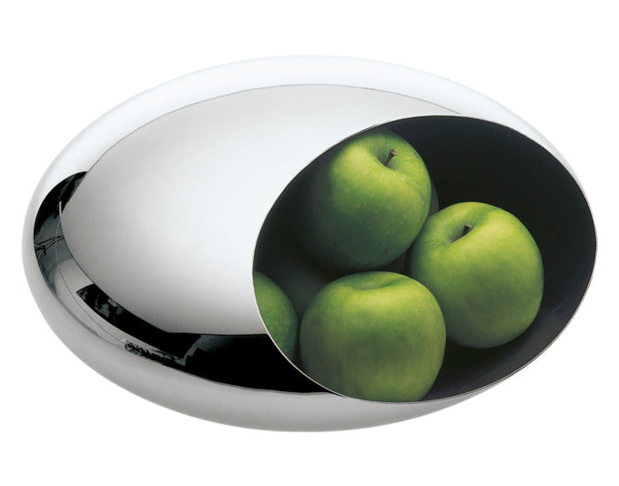 PHILIPPI Fruchtschale Cocoon Inox ø 30x14 cm in  präsentiert im Onlineshop von KAQTU Design AG. Schale ist von PHILIPPI