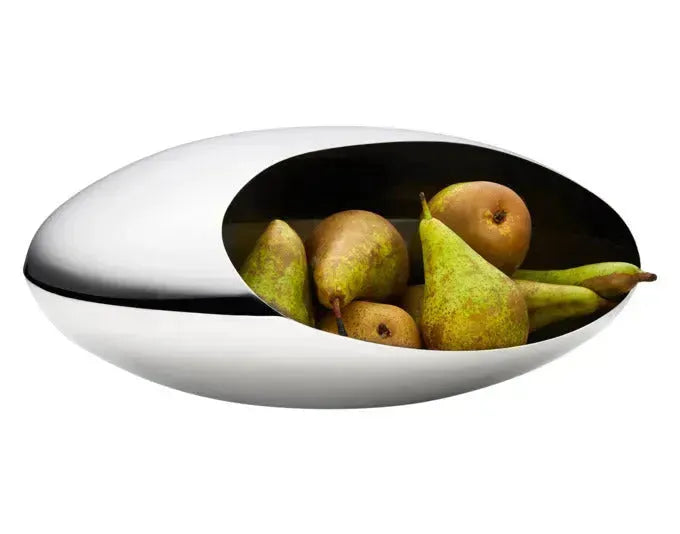 PHILIPPI Schale Cocoon grande Inox ø 38x17 cm in  präsentiert im Onlineshop von KAQTU Design AG. Schale ist von PHILIPPI
