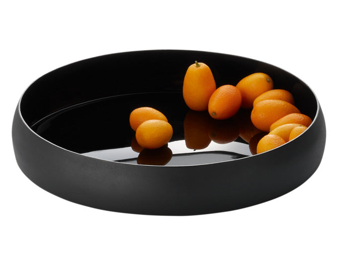 PHILIPPI Schale Negretto Aluminium ø 26x5 cm schwarz in  präsentiert im Onlineshop von KAQTU Design AG. Schale ist von PHILIPPI