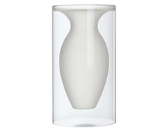 PHILIPPI Vase Esmeralda M en verre ø 13x24 cm