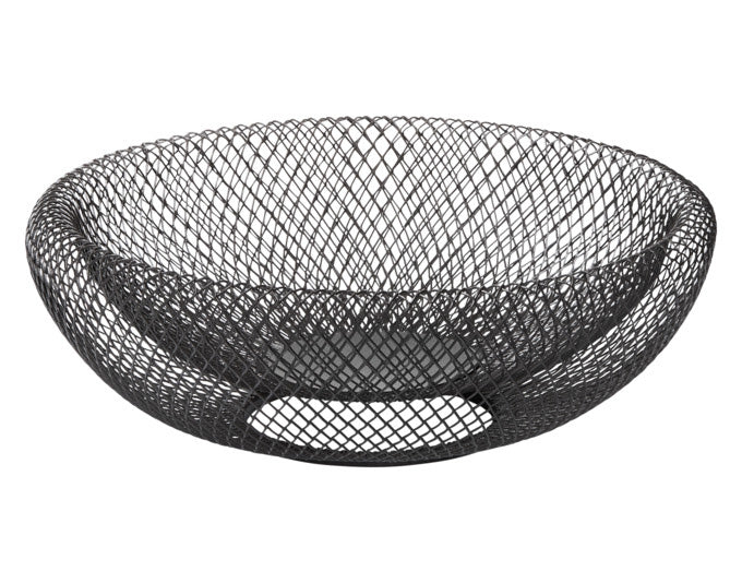 PHILIPPI Schale Mesh flach ø 29x10 cm schwarz in  präsentiert im Onlineshop von KAQTU Design AG. Schale ist von PHILIPPI