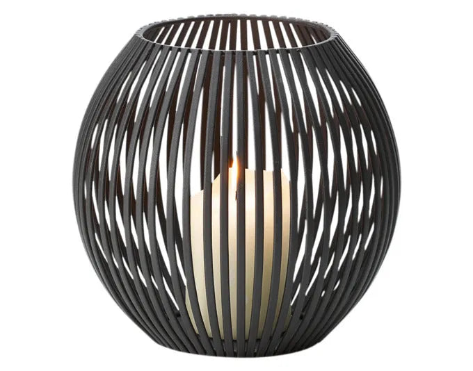 PHILIPPI Windlicht Louisiana S Metall ø 18x17 cm schwarz in  präsentiert im Onlineshop von KAQTU Design AG. Laterne ist von PHILIPPI