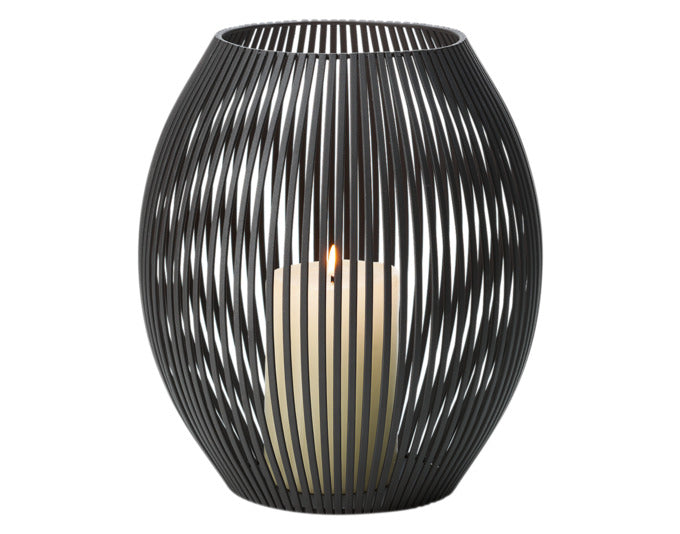 PHILIPPI Windlicht Louisiana L Metall ø 24x26 cm schwarz in  präsentiert im Onlineshop von KAQTU Design AG. Laterne ist von PHILIPPI