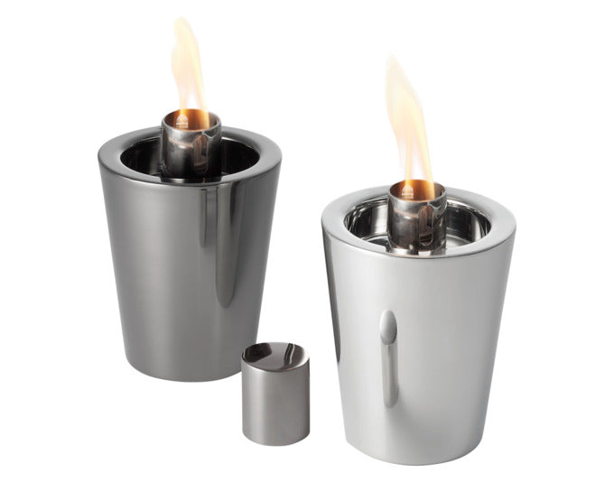 <tc>PHILIPPI</tc> table oil torch T<tc>arc</tc>ia Inox ø 9x13 cm <tc>schwarz</tc>