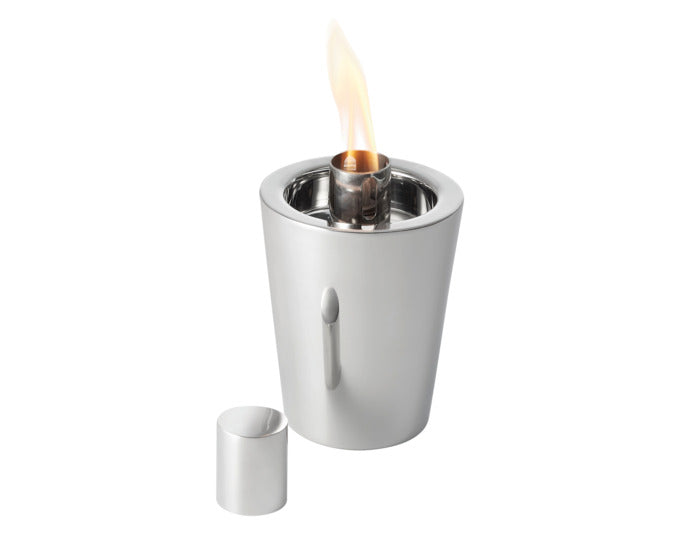PHILIPPI Tischölfackel Tarcia Inox ø 9x13 cm in  präsentiert im Onlineshop von KAQTU Design AG. Fackel ist von PHILIPPI