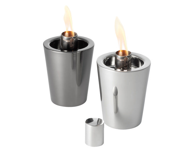 <tc>PHILIPPI</tc> Tischölfackel T<tc>arc</tc>ia Inox Ø 9x13 cm