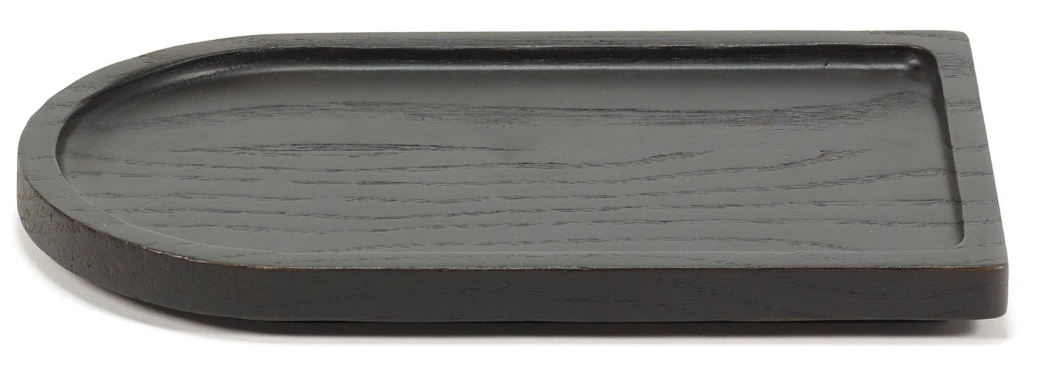 La Mère Tablett M 30x18x2.5 cm Black in Schwarz präsentiert im Onlineshop von KAQTU Design AG. Tablett ist von Serax