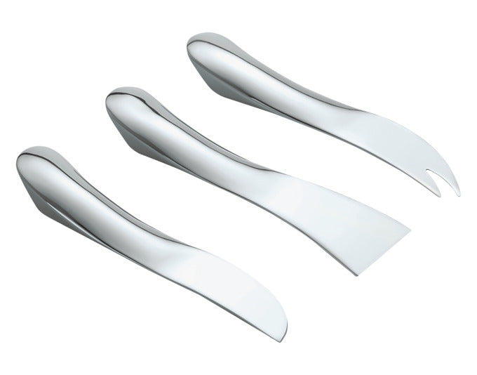 PHILIPPI Käsemesserset Wave 3tlg. in  präsentiert im Onlineshop von KAQTU Design AG. Käsezubehör ist von PHILIPPI