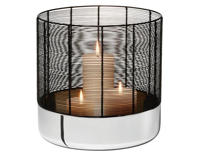 PHILIPPI Windlicht Luna XL Metall ø 25x26 cm in  präsentiert im Onlineshop von KAQTU Design AG. Laterne ist von PHILIPPI