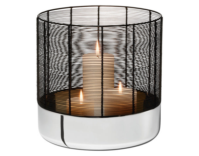 PHILIPPI Windlicht Luna XL Metall ø 25x26 cm in  präsentiert im Onlineshop von KAQTU Design AG. Laterne ist von PHILIPPI