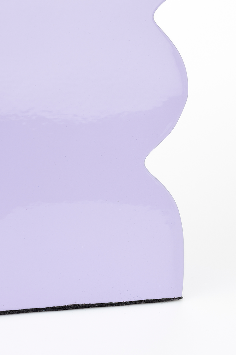 Hocker Curves in Shiny Lilac präsentiert im Onlineshop von KAQTU Design AG. Hocker ist von Zuiver