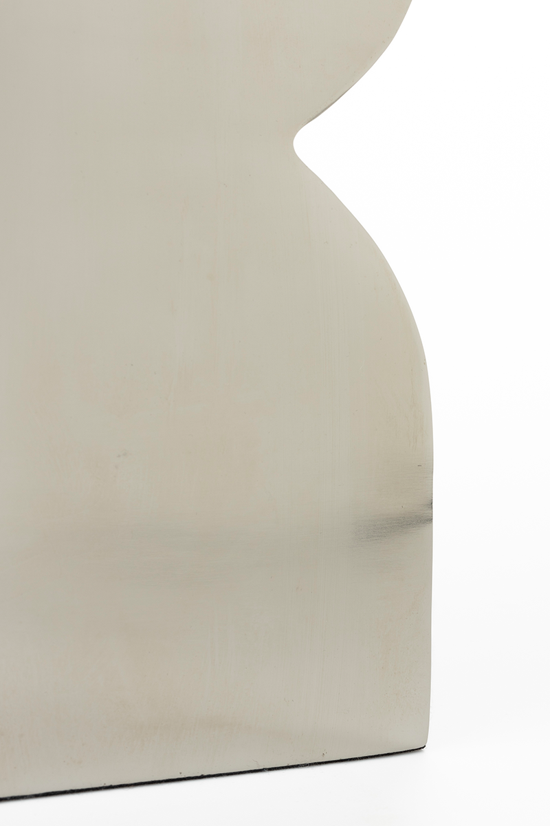 Hocker Cones in Shiny Silver präsentiert im Onlineshop von KAQTU Design AG. Hocker ist von Zuiver