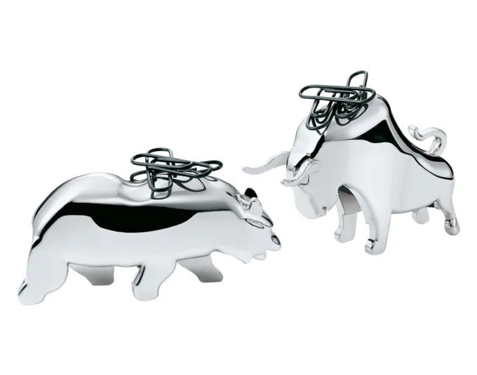PHILIPPI Büroklammerhalter Bull & Bear 2tlg. in  präsentiert im Onlineshop von KAQTU Design AG. Bürozubehör ist von PHILIPPI