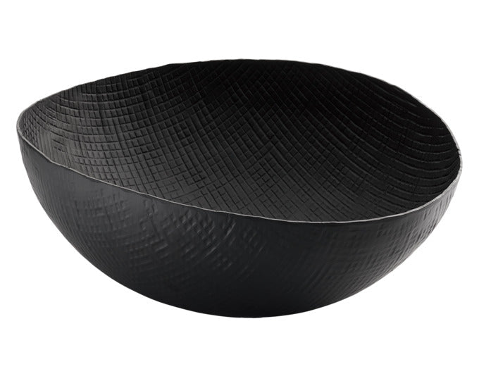 PHILIPPI Schale Outback oval L Aluminium 32x27x12 cm schwarz in  präsentiert im Onlineshop von KAQTU Design AG. Schale ist von PHILIPPI