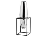 PHILIPPI Vase Solero im Ständer S Metall 10x10x30 cm