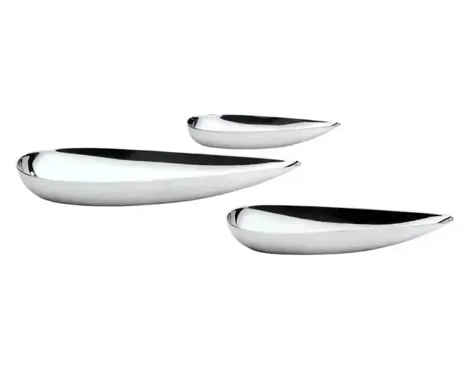 PHILIPPI Snackschalenset Blob Inox 3tlg. in  präsentiert im Onlineshop von KAQTU Design AG. Schüssel ist von PHILIPPI