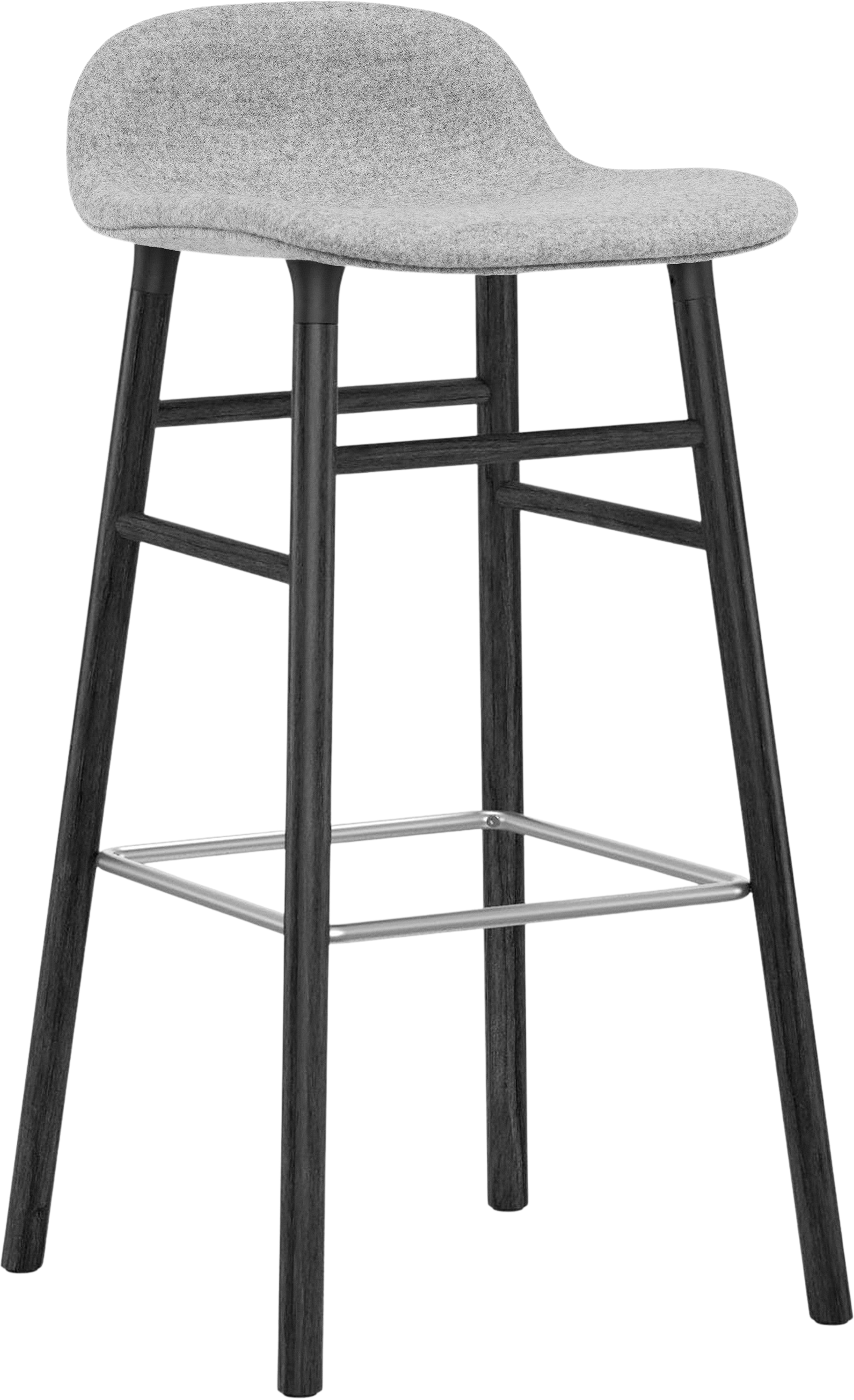 Form Barhocker gepolstert, 75 cm Höhe - KAQTU Design