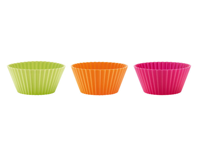 LÉKUÉ Muffinförmchen Silikon 6 Stück ø 7 cm assortiert in  präsentiert im Onlineshop von KAQTU Design AG. Backform / Backblech ist von LEKUE