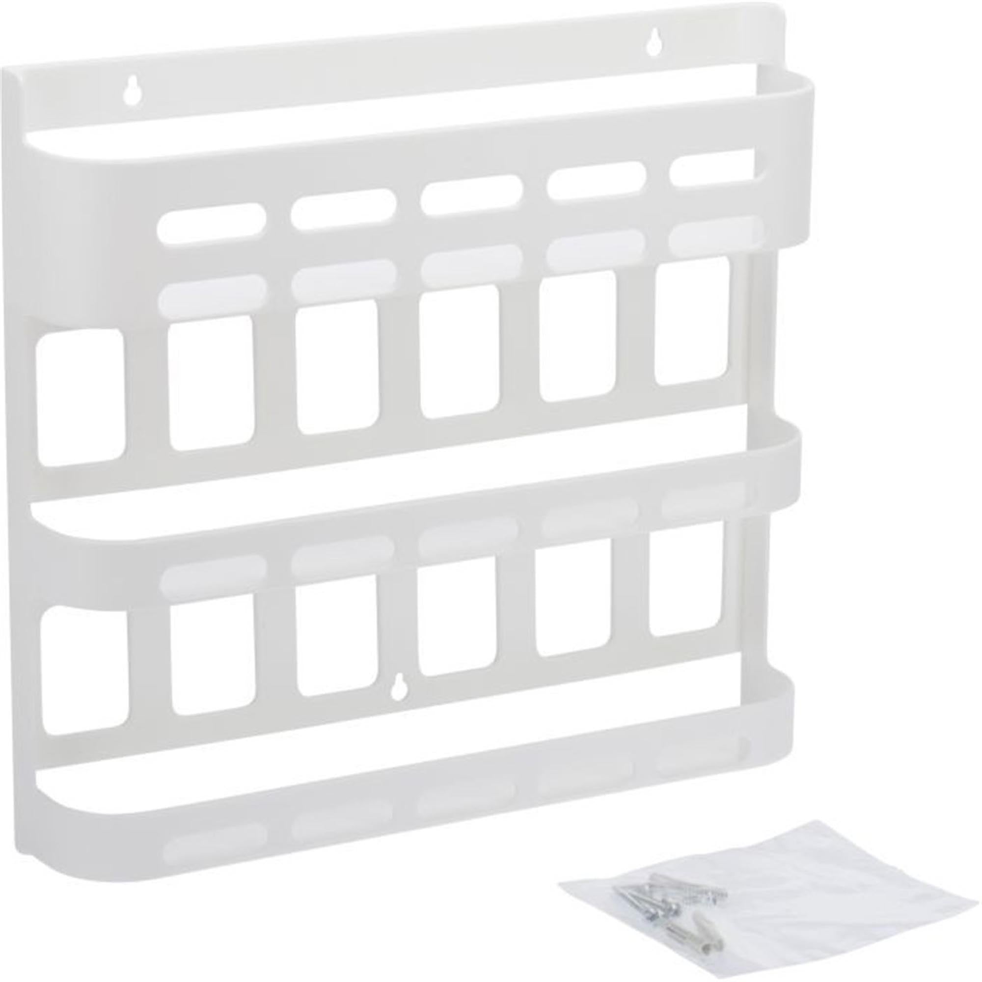 Étagère à épices Parato, blanc, 38x35x7cm