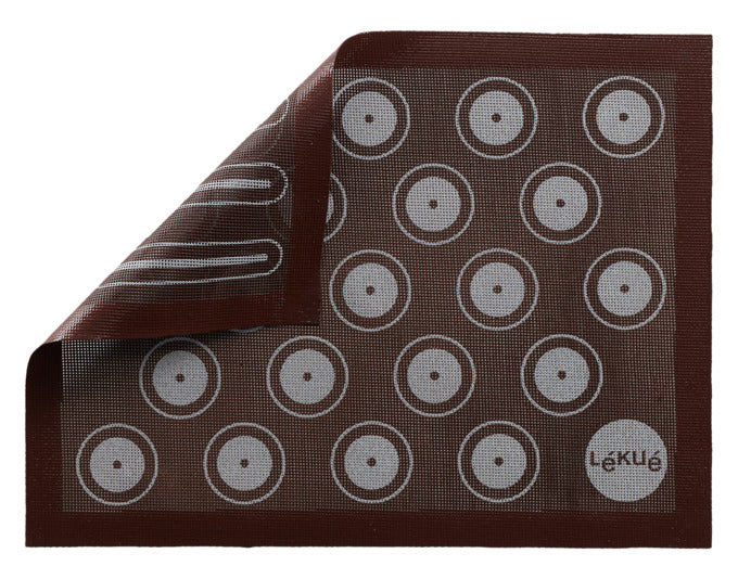 Perforierte Silikon-Backmatte 40x30 cm von LÉKUÉ, ideal für knuspriges Backen, hitzebeständig und wiederverwendbar.