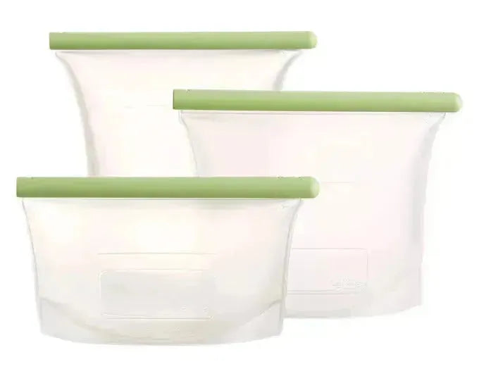 LÉKUÉ Silikonbeutel wiederverwendbar 3er Set 0.5/1/1.5 l in  präsentiert im Onlineshop von KAQTU Design AG. Küchenhelfer ist von LEKUE