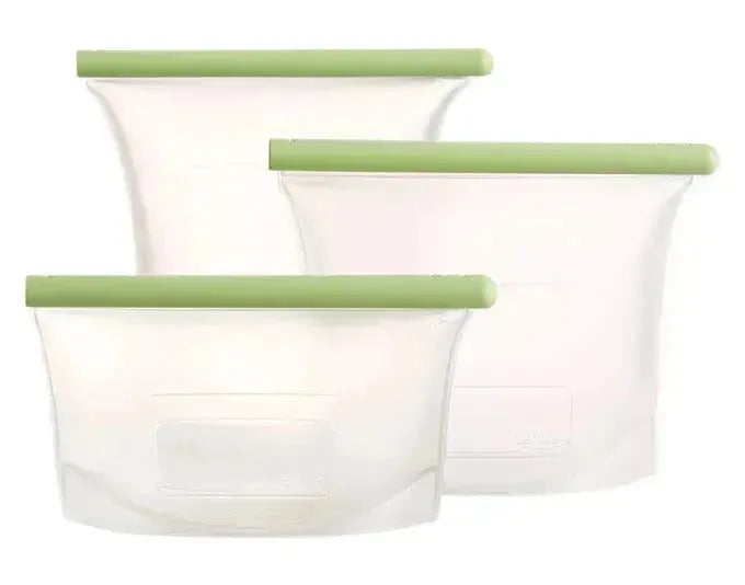 LÉKUÉ Silikonbeutel wiederverwendbar 3er Set 0.5/1/1.5 l in  präsentiert im Onlineshop von KAQTU Design AG. Küchenhelfer ist von LEKUE