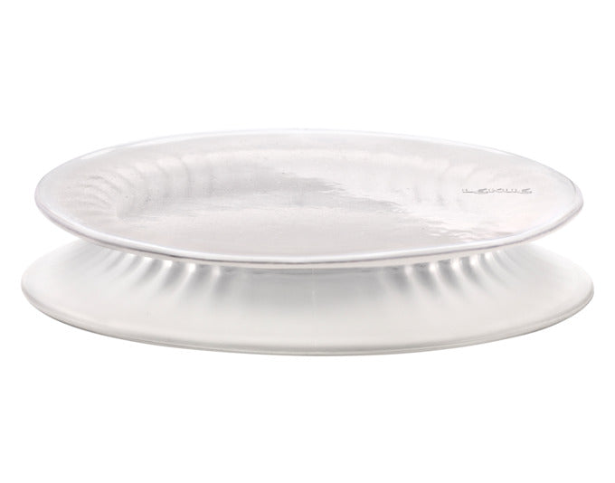 LÉKUÉ Abdeckhaube Silikon 2 Stück ø 11 cm transparent in  präsentiert im Onlineshop von KAQTU Design AG. Topf ist von LEKUE