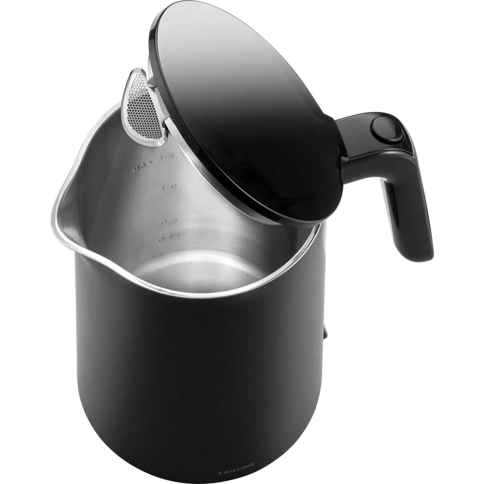 Zwilling Enfinigy Wasserkocher: 1.5l, schwarz, modern und effizient.