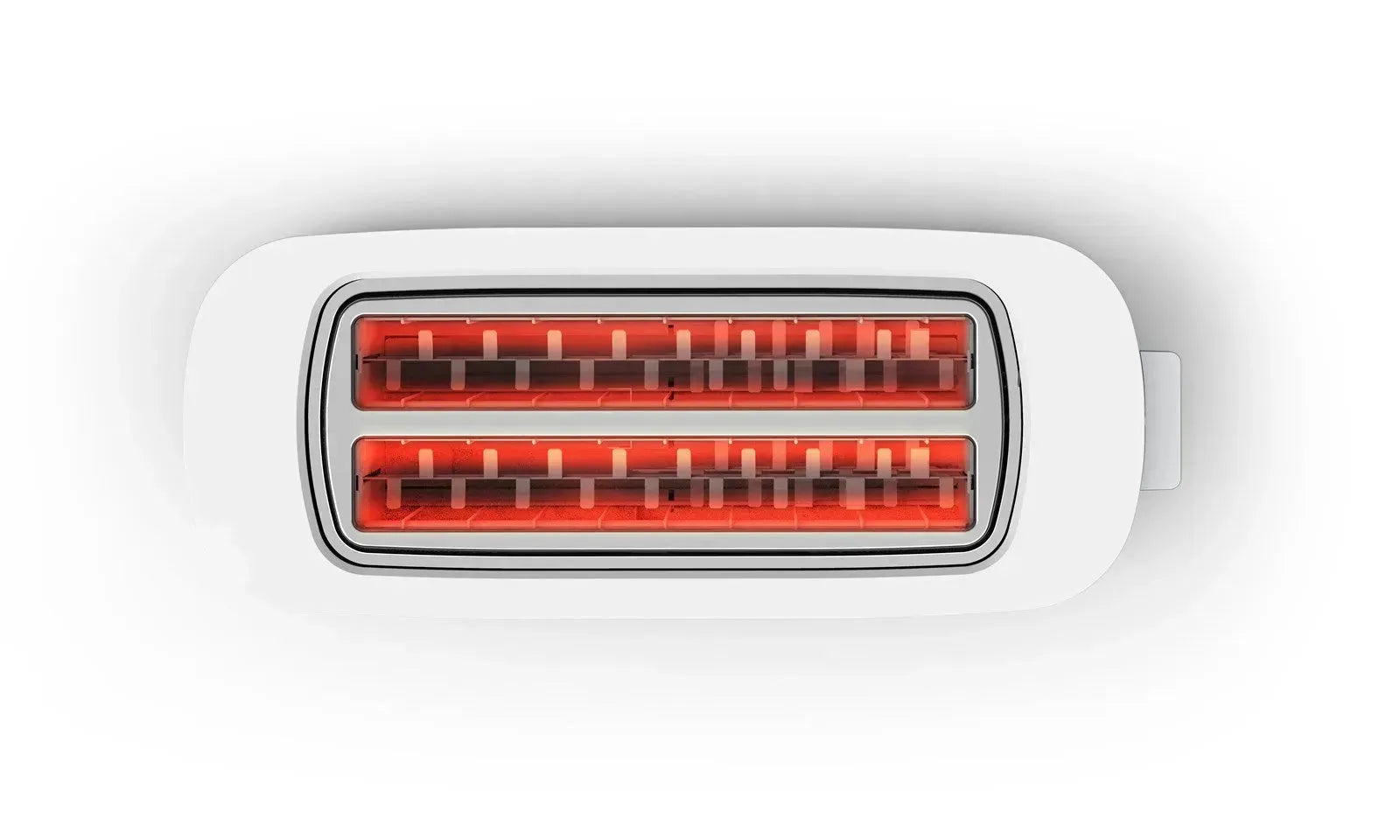 Zwilling Enfinigy Toaster 2x4: Silbernes Design mit Brötchenaufsatz.