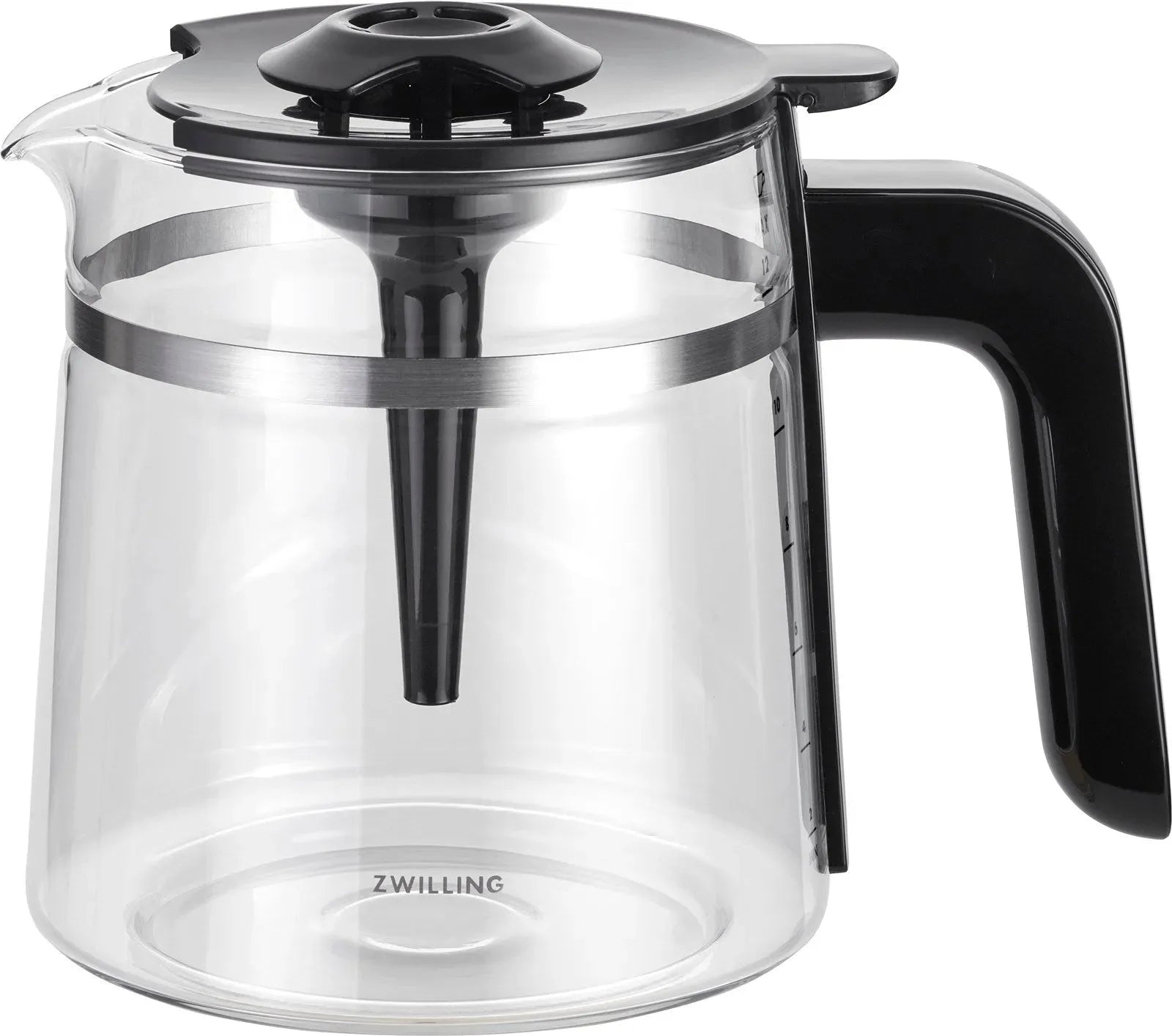 Zwilling Enfinigy: Stilvolle 1.5l Filterkaffeemaschine in Schwarz.
