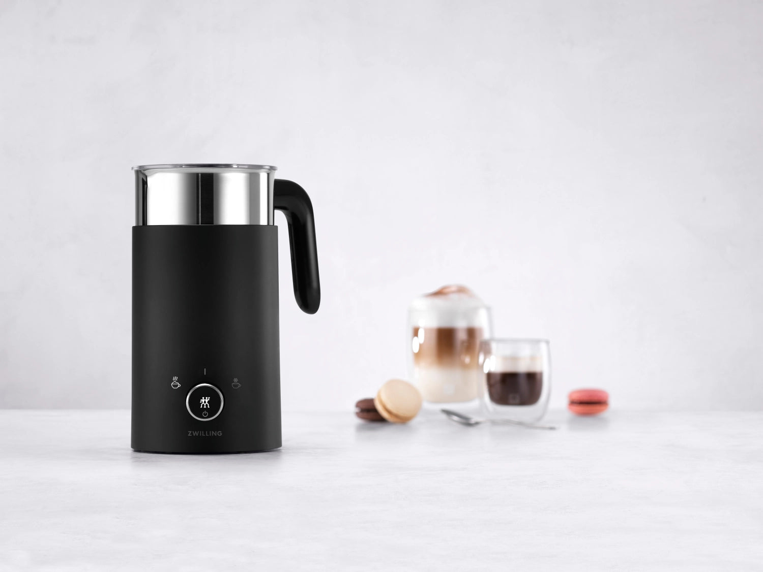 Enfinigy milk frother black 400ml