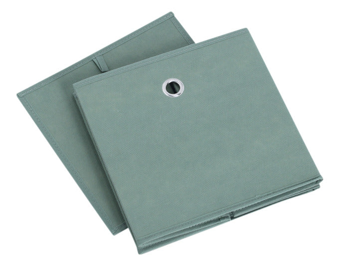 ZELLER Aufbewahrungsbox Vlies salbei 28x28x28 cm in  präsentiert im Onlineshop von KAQTU Design AG. Aufbewahrungsbehälter ist von ZELLER PRESENT