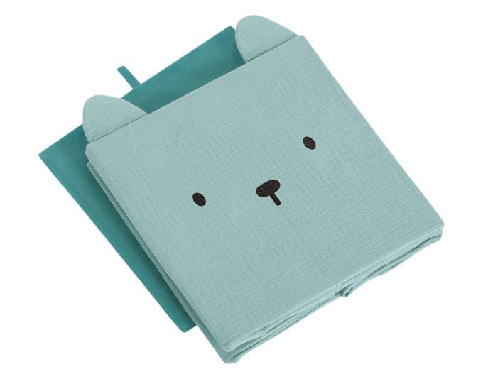 Zeller storage box Bär Mint Musselin 28x28x28 cm