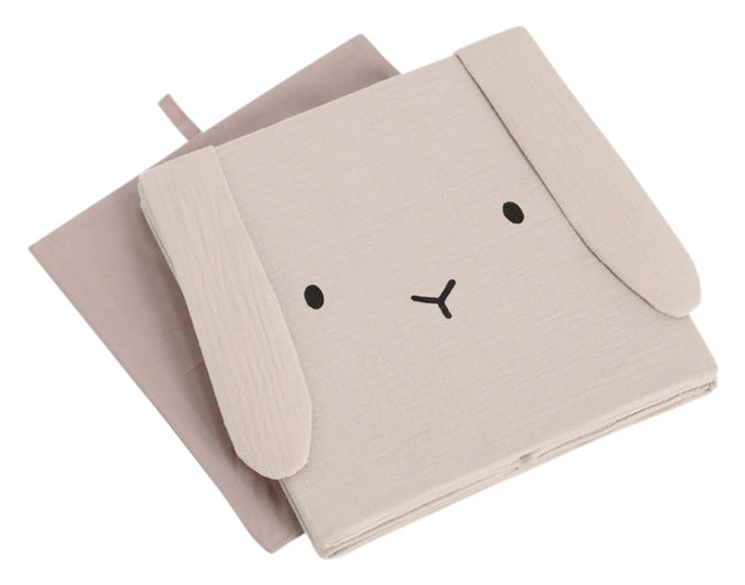 Zeller storage box hare beige Musselin 28x28x28 cm