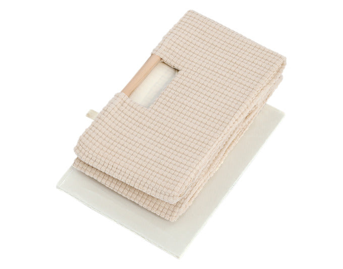 ZELLER Aufbewahrungskorb mit Holzgriffen beige 34x23.5x13 cm in  präsentiert im Onlineshop von KAQTU Design AG. Aufbewahrungsbehälter ist von ZELLER PRESENT