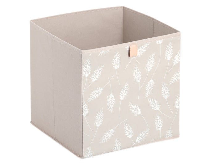 ZELLER Aufbewahrungsbox Pampasgrass Vlies beige 32x32x32 cm in  präsentiert im Onlineshop von KAQTU Design AG. Aufbewahrungsbehälter ist von ZELLER PRESENT