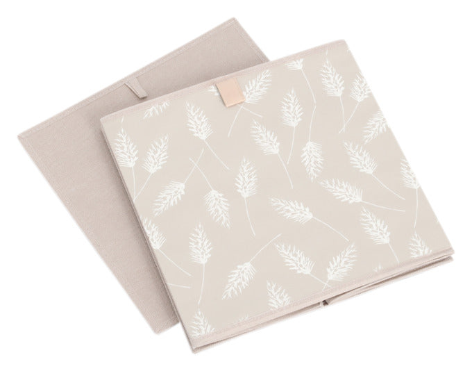 ZELLER Aufbewahrungsbox Pampasgrass Vlies beige 32x32x32 cm in  präsentiert im Onlineshop von KAQTU Design AG. Aufbewahrungsbehälter ist von ZELLER PRESENT